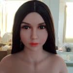 wm 156 cm H cup tan skin light brown nipples head 233