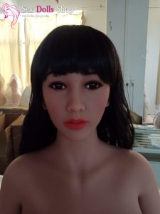 wm 156 cm H cup tan skin light brown nipples head 76