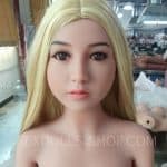 wm 140cm D cup tan skin light brown nipples head 36