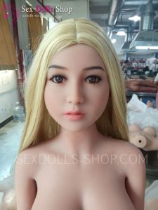 wm 140cm D cup tan skin light brown nipples head 36