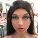 YL 160cm L cup tan skin light brown nipples penetrable tits head 46