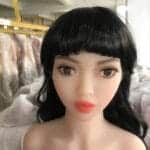 YL 141cm D cup fair skin light brown nipples head 369