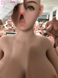 wmdoll 162cm F cup tan skin light brown nipples head 153