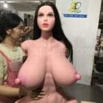 wmdoll torso 85cm L cup pink skin pink nipples penetrable breasts head 185