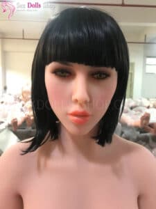 wmdoll head 172cm H cup tan skin light brown nipples head 198