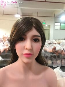 wmdoll head 172cm H cup tan skin light brown nipples head 253