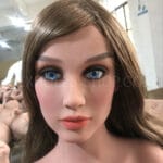 yl 166cm H cup tan skin light brown nipples head 333