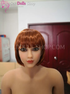 Irontech 158cm I cup tan skin brown nipples head Camille