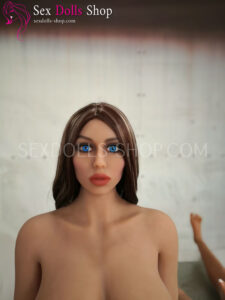 Irontech 159cm E cup brown skin brown nipples head Natalia