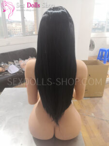Irontech 161cm F cup tan skin brown nipples head Yael