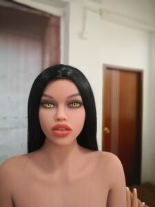 Irontech 163cm C cup brown skin brown nipples head Jane