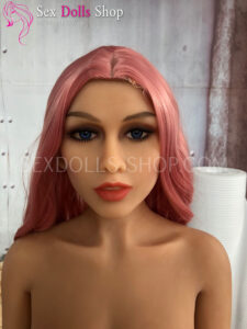 Ironteh 153cm E cup tan skin light brown nipples head Selina