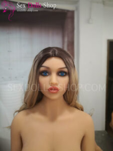 irontech 163cm C cup tan skin light brown nipples head Victoria