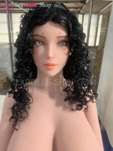 sedoll 157cm H cup tan skin light brown nipples head 22