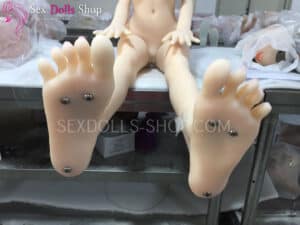 wmdoll 145cm C cup white skin light brown nipples